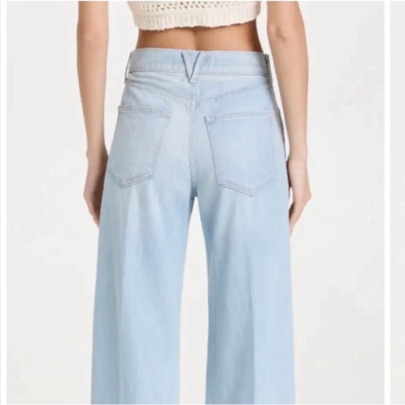 💙 VERONICA BEARD Taylor- Relaxed Wide Leg High Rise Jeans | Size 27 - Picture 3 of 12